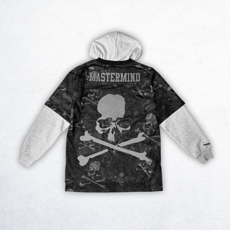 MASTERMIND X M&N PRINT HOODED JERSEY MASTERMIND X M&N PRINT HOODED JERSEY