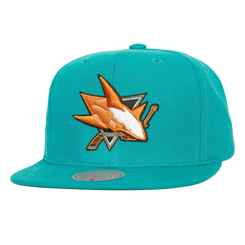 NHL ALTERNATE FLIP SNAPBACK SHARKS Teal 6HSSDX22015-SJSTEAL - Image 1 NHL ALTERNATE FLIP SNAPBACK SHARKS Teal 6HSSDX22015-SJSTEAL - Image 1