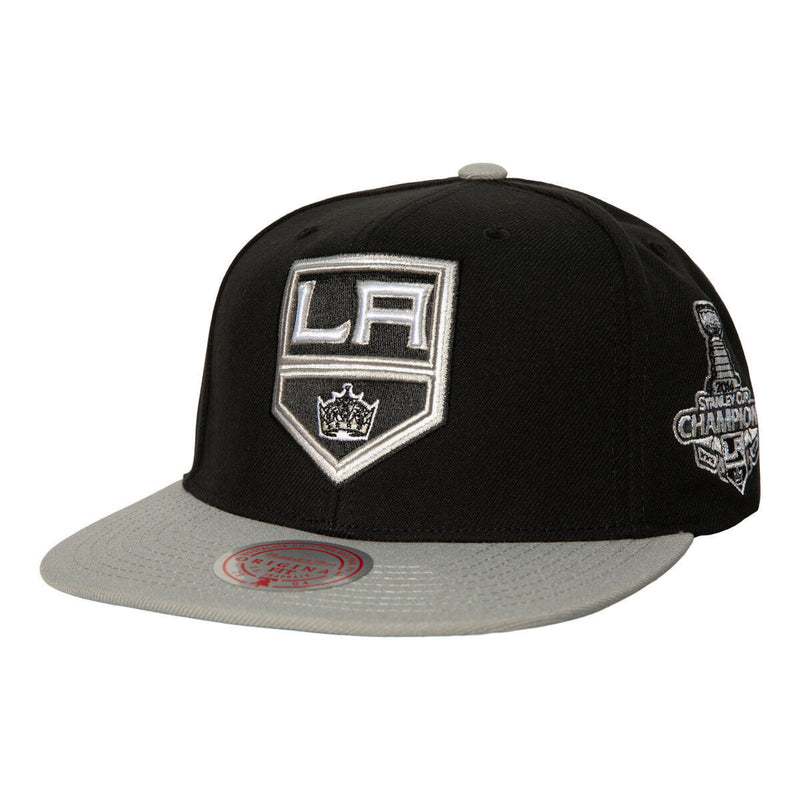 NHL 2 TONE SIDE PATCH SNAPBACK KINGS Black-Grey 6HSSLR22462-LAKBKGY - Image 1 NHL 2 TONE SIDE PATCH SNAPBACK KINGS Black-Grey 6HSSLR22462-LAKBKGY - Image 1