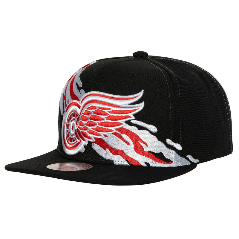 NHL VINTAGE PAINTBRUSH SNAPBACK RED WINGS Black 6HSSSH22087-DRWBLCK - Image 3 NHL VINTAGE PAINTBRUSH SNAPBACK RED WINGS Black 6HSSSH22087-DRWBLCK - Image 3