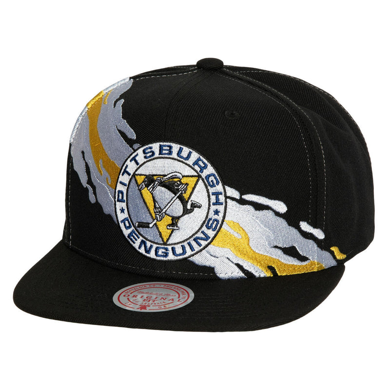 NHL VINTAGE PAINTBRUSH SNAPBACK PENGUINS Black 6HSSSH22087-PPEBLCK - Image 1 NHL VINTAGE PAINTBRUSH SNAPBACK PENGUINS Black 6HSSSH22087-PPEBLCK - Image 1