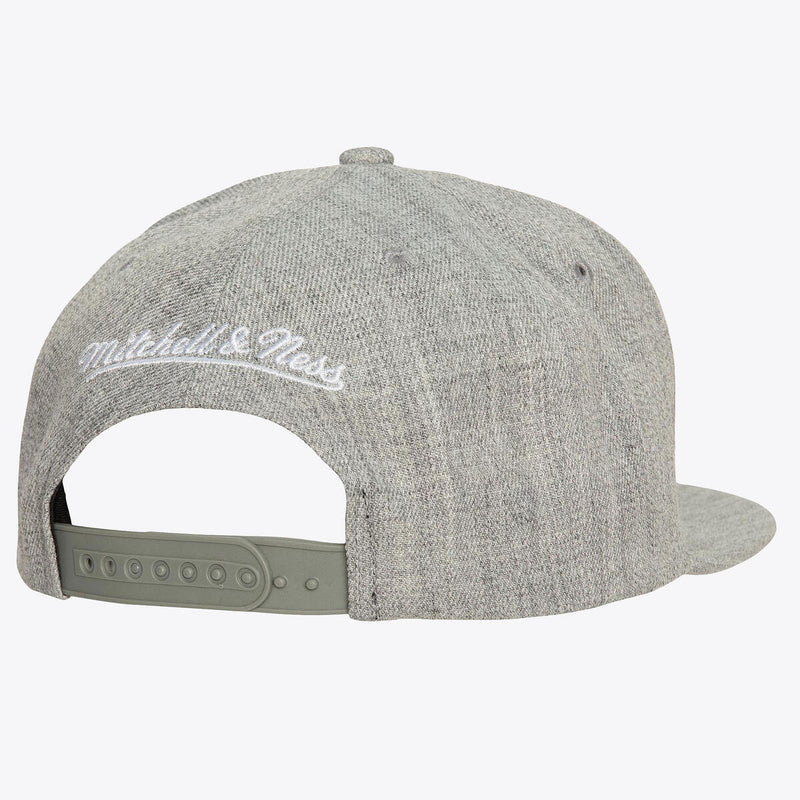 BRANDED HI DENSITY SNAPBACK - Grey Heather - Image 2 BRANDED HI DENSITY SNAPBACK - Grey Heather - Image 2