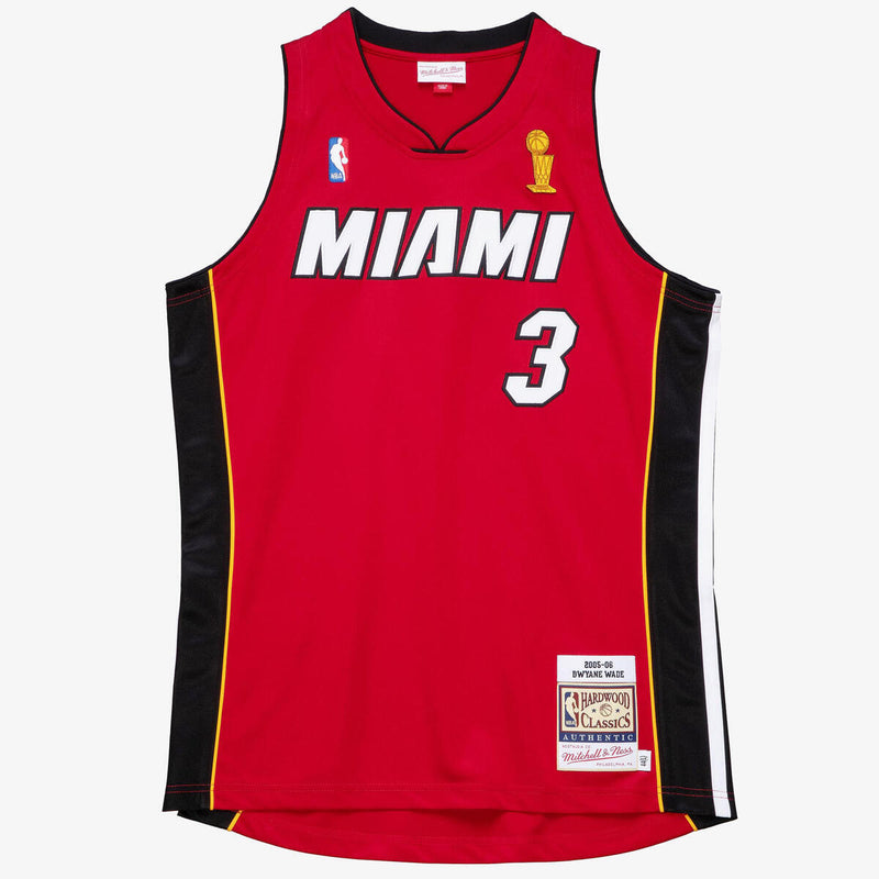 NBA ALTERNATE FINALS JERSEY HEAT 2005 DWYANE WADE - Scarlet - Image 1 NBA ALTERNATE FINALS JERSEY HEAT 2005 DWYANE WADE - Scarlet - Image 1
