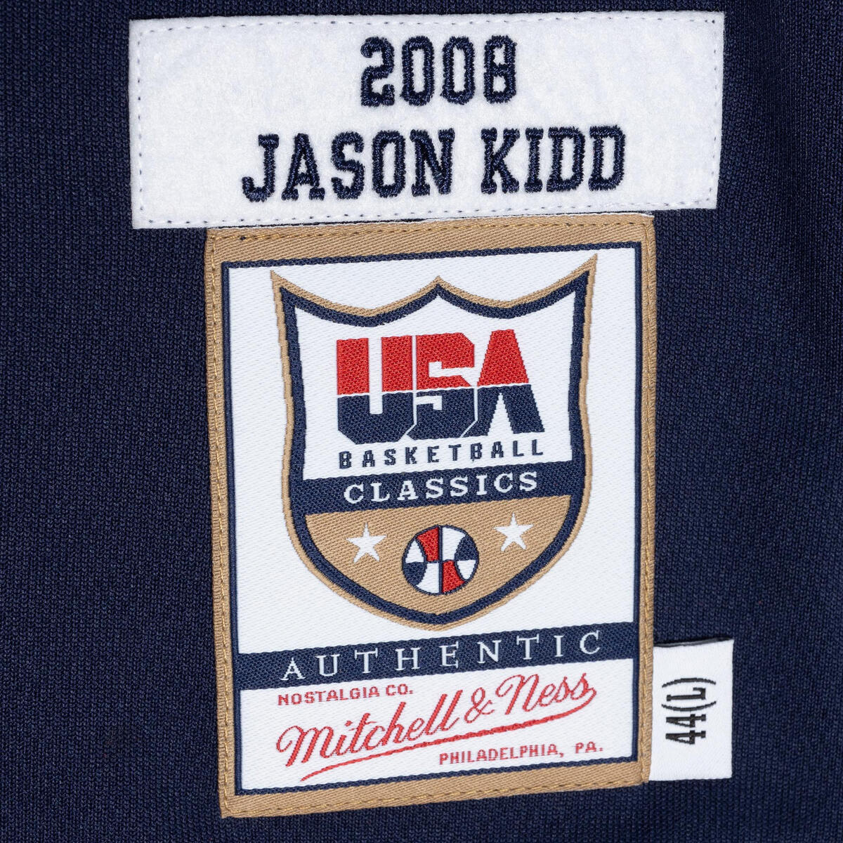 NBA DARK JERSEY USA 2008 JASON KIDD - Navy - Image 4