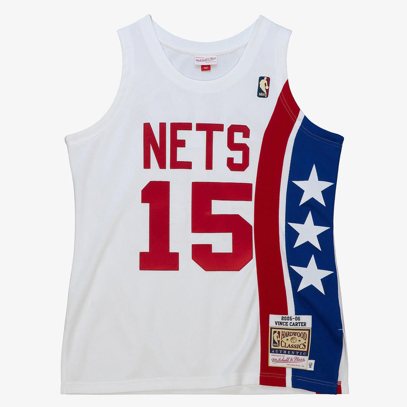 NBA ALTERNATE JERSEY NETS 2005 VINCE CARTER - White - Image 1 NBA ALTERNATE JERSEY NETS 2005 VINCE CARTER - White - Image 1