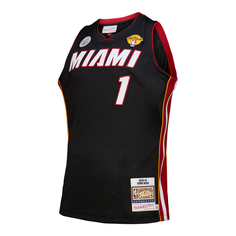 NBA ROAD FINALS JERSEY HEAT 2012 CHRIS BOSH - Black - Image 9 NBA ROAD FINALS JERSEY HEAT 2012 CHRIS BOSH - Black - Image 9