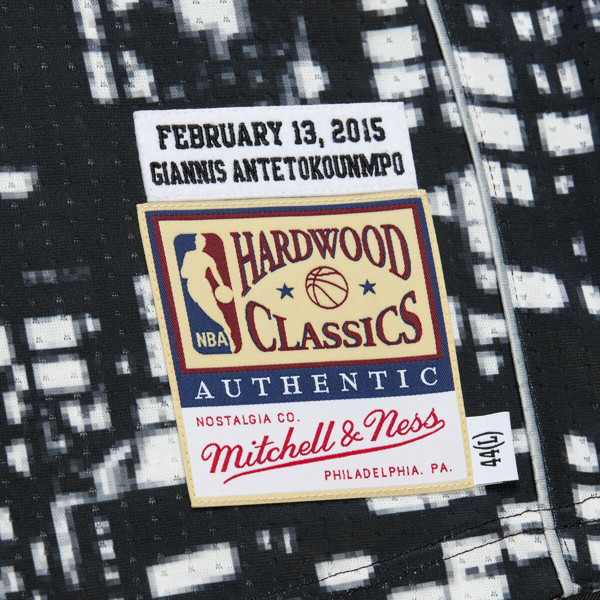 NBA WORLD RISING STARS JERSEY ALL-STAR 2015 GIANNIS ANTETOKOUNMPO Black-White AJY46506-ASG15GANBKWH - Image 5