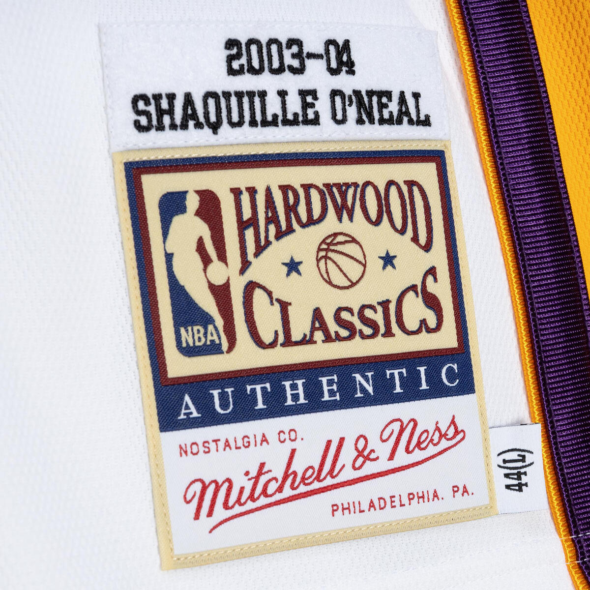 NBA AUTHENTIC JERSEY LAKERS 2004 SHAQUILLE O'NEAL - White - Image 4