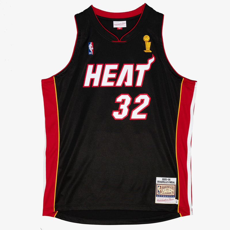 NBA AUTHENTIC ROAD FINALS JERSEY HEAT 2006 SHAQUILLE O'NEAL - Black - Image 1 NBA AUTHENTIC ROAD FINALS JERSEY HEAT 2006 SHAQUILLE O'NEAL - Black - Image 1
