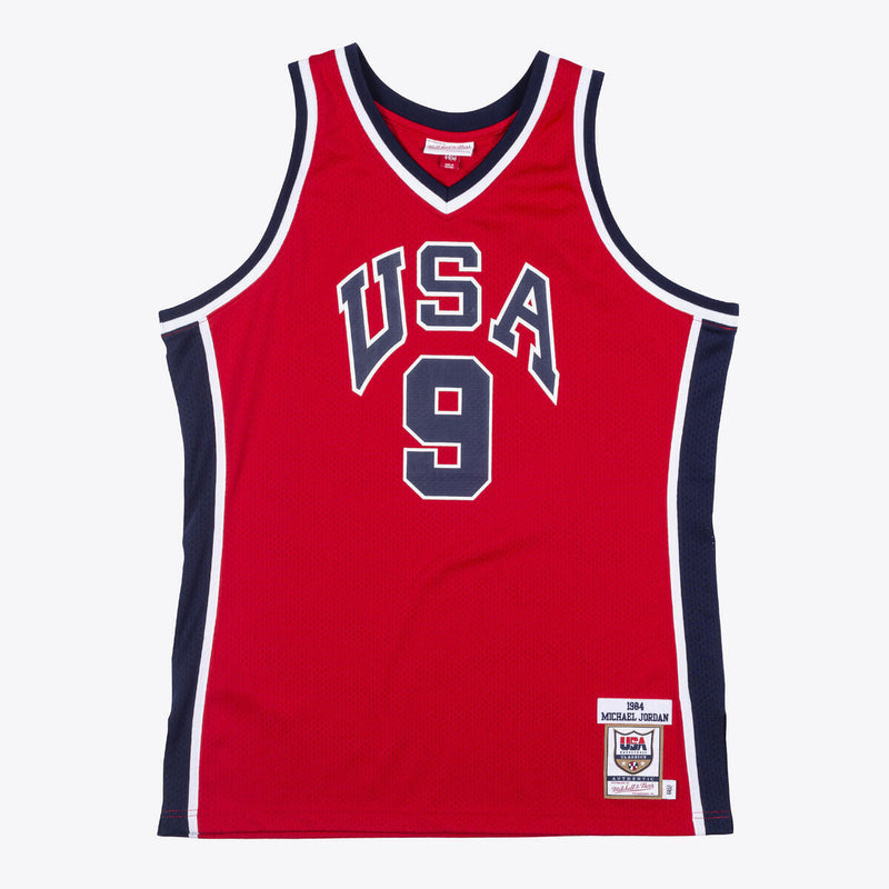NBA AUTHENTIC JERSEY USA 1984 MICHAEL JORDAN - University Red - Image 1 NBA AUTHENTIC JERSEY USA 1984 MICHAEL JORDAN - University Red - Image 1