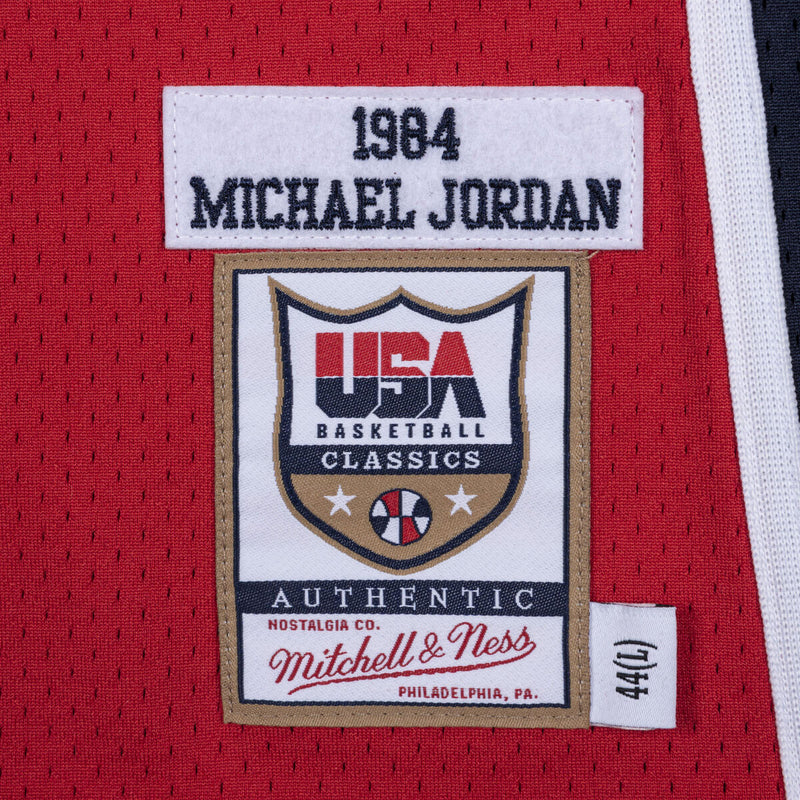 NBA AUTHENTIC JERSEY USA 1984 MICHAEL JORDAN - University Red - Image 3 NBA AUTHENTIC JERSEY USA 1984 MICHAEL JORDAN - University Red - Image 3