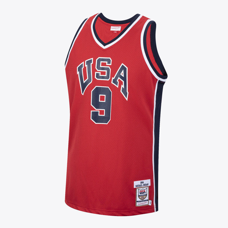 NBA AUTHENTIC JERSEY USA 1984 MICHAEL JORDAN - University Red - Image 5 NBA AUTHENTIC JERSEY USA 1984 MICHAEL JORDAN - University Red - Image 5