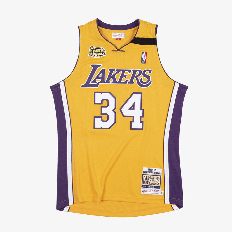 NBA AUTHENTIC JERSEY LAKERS 1999 SHAQUILLE O'NEAL - Light Gold - Image 1 NBA AUTHENTIC JERSEY LAKERS 1999 SHAQUILLE O'NEAL - Light Gold - Image 1