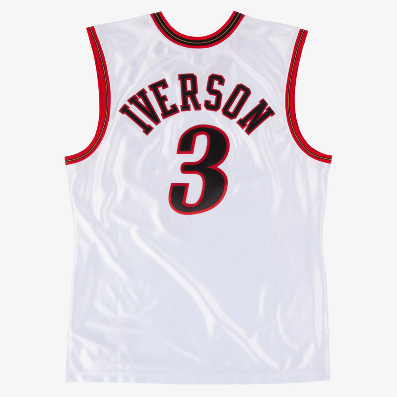 NBA AUTHENTIC JERSEY 76ERS 2001 ALLEN IVERSON - White - Image 2 NBA AUTHENTIC JERSEY 76ERS 2001 ALLEN IVERSON - White - Image 2