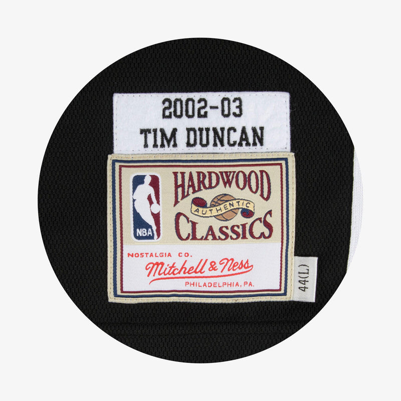 NBA AUTHENTIC JERSEY SPURS 2002 TIM DUNCAN - Black - Image 3 NBA AUTHENTIC JERSEY SPURS 2002 TIM DUNCAN - Black - Image 3