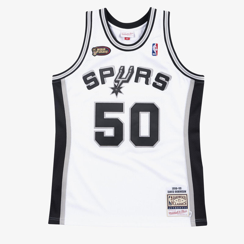 NBA AUTHENTIC HOME FINALS JERSEY SPURS 1998 DAVID ROBINSON - White - Image 1 NBA AUTHENTIC HOME FINALS JERSEY SPURS 1998 DAVID ROBINSON - White - Image 1