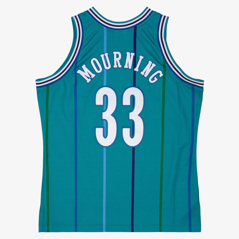NBA AUTHENTIC ROAD JERSEY HORNETS 1992 ALONZO MOURNING - Image 2 NBA AUTHENTIC ROAD JERSEY HORNETS 1992 ALONZO MOURNING - Image 2