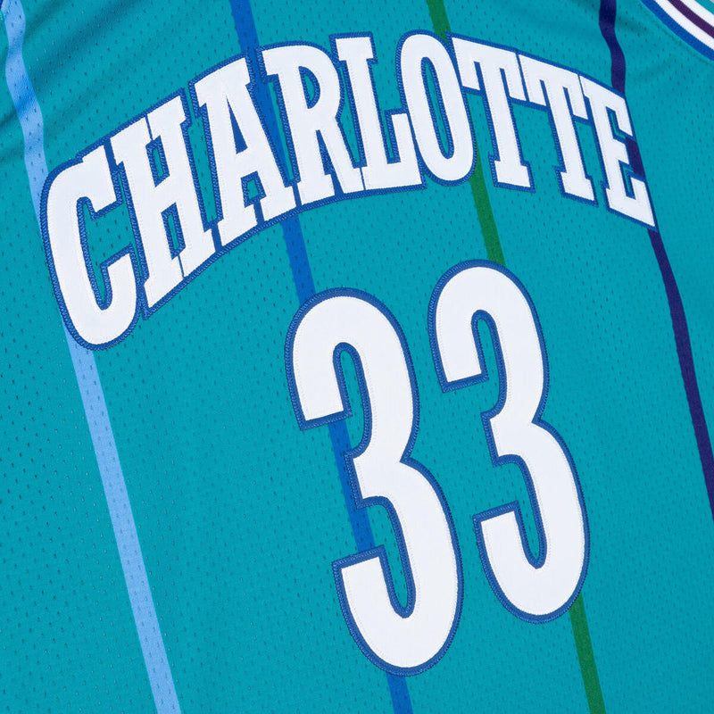 NBA AUTHENTIC ROAD JERSEY HORNETS 1992 ALONZO MOURNING - Image 3 NBA AUTHENTIC ROAD JERSEY HORNETS 1992 ALONZO MOURNING - Image 3