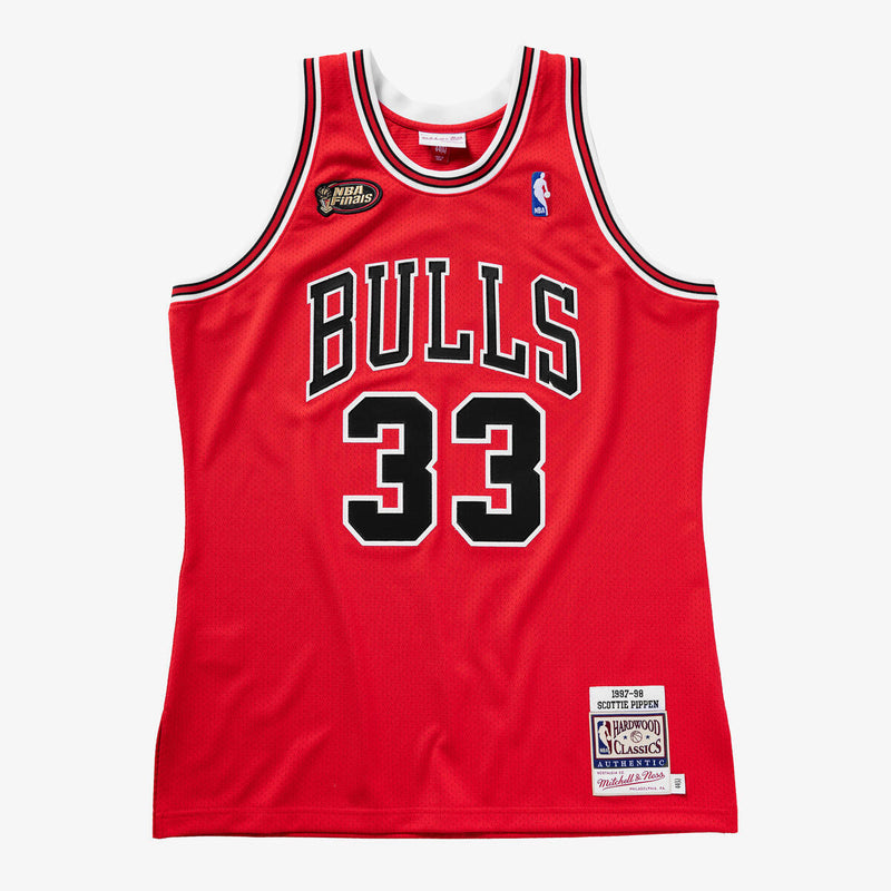 NBA AUTHENTIC ROAD FINALS JERSEY BULLS 1997 SCOTTIE PIPPEN - Scarlet - Image 1 NBA AUTHENTIC ROAD FINALS JERSEY BULLS 1997 SCOTTIE PIPPEN - Scarlet - Image 1