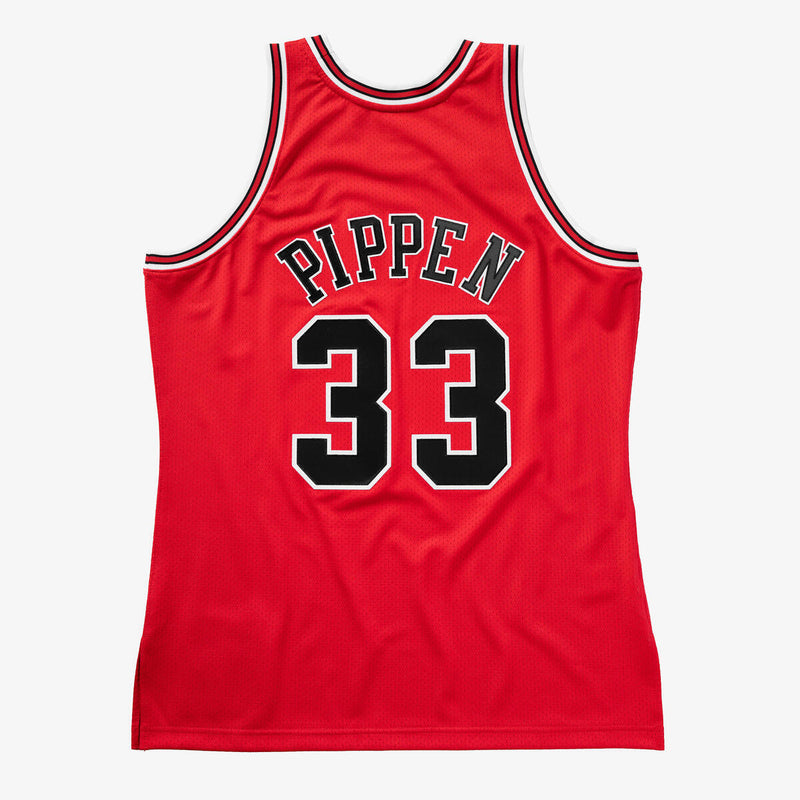 NBA AUTHENTIC ROAD FINALS JERSEY BULLS 1997 SCOTTIE PIPPEN - Scarlet - Image 2 NBA AUTHENTIC ROAD FINALS JERSEY BULLS 1997 SCOTTIE PIPPEN - Scarlet - Image 2