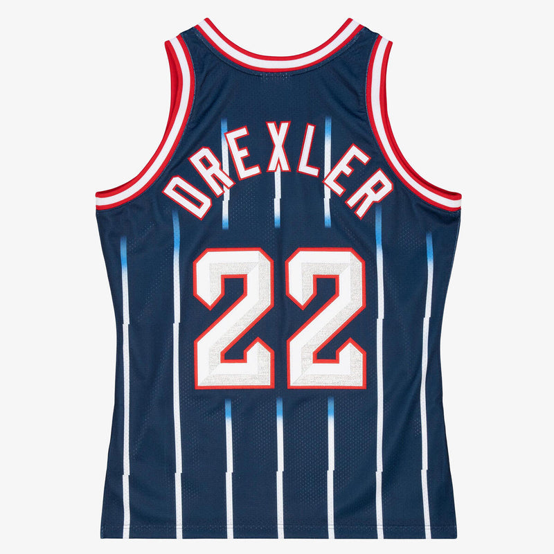 NBA AUTHENTIC ROAD JERSEY ROCKETS 1996 CLYDE DREXLER - Navy - Image 2 NBA AUTHENTIC ROAD JERSEY ROCKETS 1996 CLYDE DREXLER - Navy - Image 2