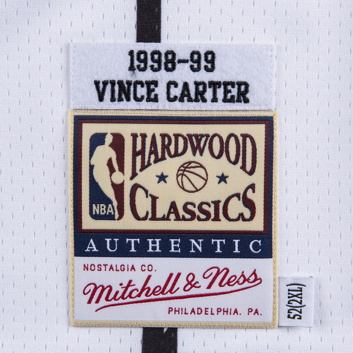 NBA AUTHENTIC HOME JERSEY RAPTORS 1998 VINCE CARTER - White - Image 3