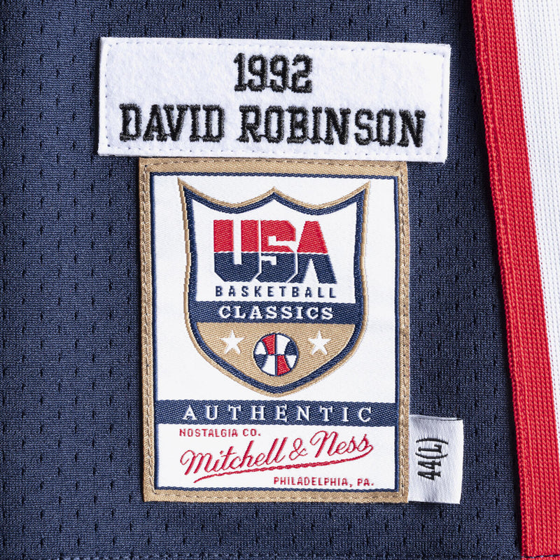 NBA AUTHENTIC JERSEY TEAM USA 1992 DAVID ROBINSON - Navy - Image 3 NBA AUTHENTIC JERSEY TEAM USA 1992 DAVID ROBINSON - Navy - Image 3