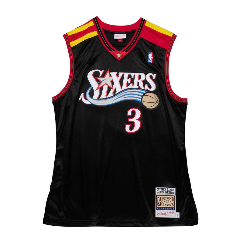 NBA AUTHENTIC JERSEY 76ERS 2006 ALLEN IVERSON - Black - Image 1 NBA AUTHENTIC JERSEY 76ERS 2006 ALLEN IVERSON - Black - Image 1