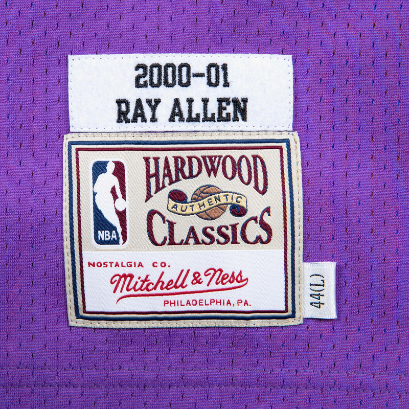 NBA AUTHENTIC JERSEY BUCKS 2000 RAY ALLEN - Purple - Image 3 NBA AUTHENTIC JERSEY BUCKS 2000 RAY ALLEN - Purple - Image 3