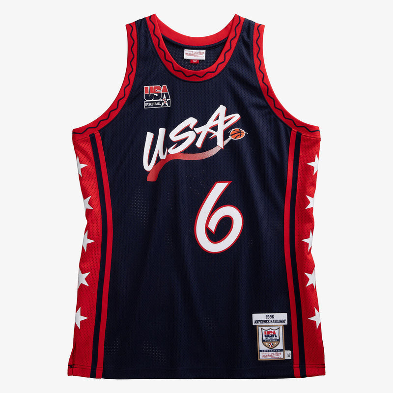 NBA AUTHENTIC JERSEY USA 1996 PENNY HARDAWAY - Navy - Image 1 NBA AUTHENTIC JERSEY USA 1996 PENNY HARDAWAY - Navy - Image 1