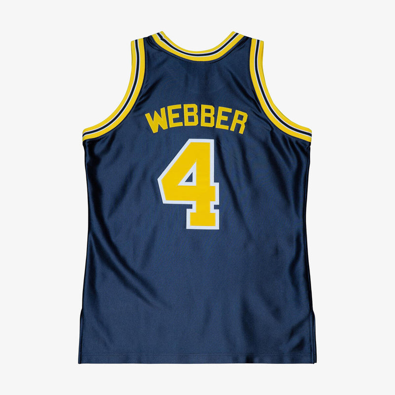 NCAA ROAD JERSEY MICHIGAN 1991 CHRIS WEBBER - ASTROS BLUE - Image 2 NCAA ROAD JERSEY MICHIGAN 1991 CHRIS WEBBER - ASTROS BLUE - Image 2