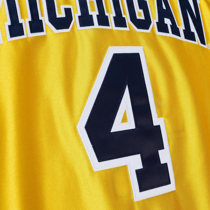 NCAA JERSEY MICHIGAN 1991 CHRIS WEBBER - Yellow - Image 3 NCAA JERSEY MICHIGAN 1991 CHRIS WEBBER - Yellow - Image 3