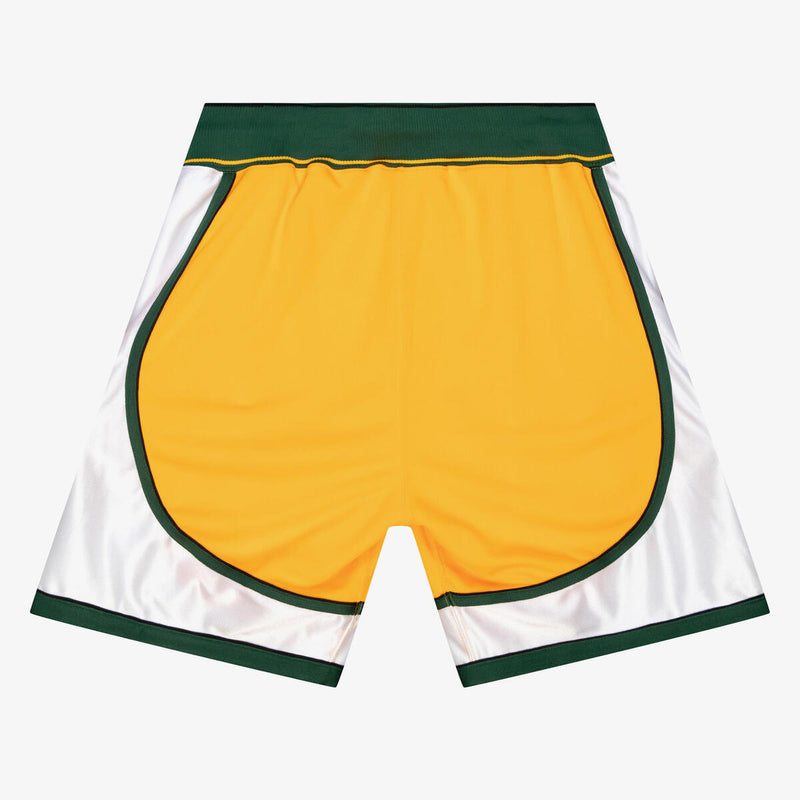 NBA AUTHENTIC SHORTS SUPERSONICS 07-08 - Warriors Yellow - Image 2 NBA AUTHENTIC SHORTS SUPERSONICS 07-08 - Warriors Yellow - Image 2