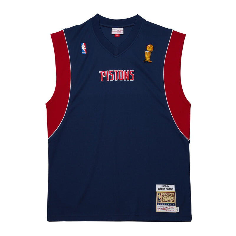 NBA SHOOTING SHIRT PISTONS 2003 Navy ASSH6321-DPI03PPPNAVY - Image 1 NBA SHOOTING SHIRT PISTONS 2003 Navy ASSH6321-DPI03PPPNAVY - Image 1
