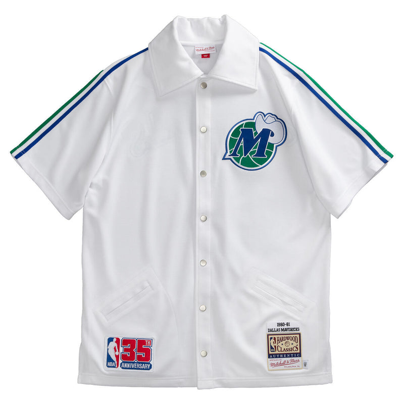 NBA AUTHENTIC SHOOTING SHIRT MAVERICKS 80 - White - Image 1 NBA AUTHENTIC SHOOTING SHIRT MAVERICKS 80 - White - Image 1