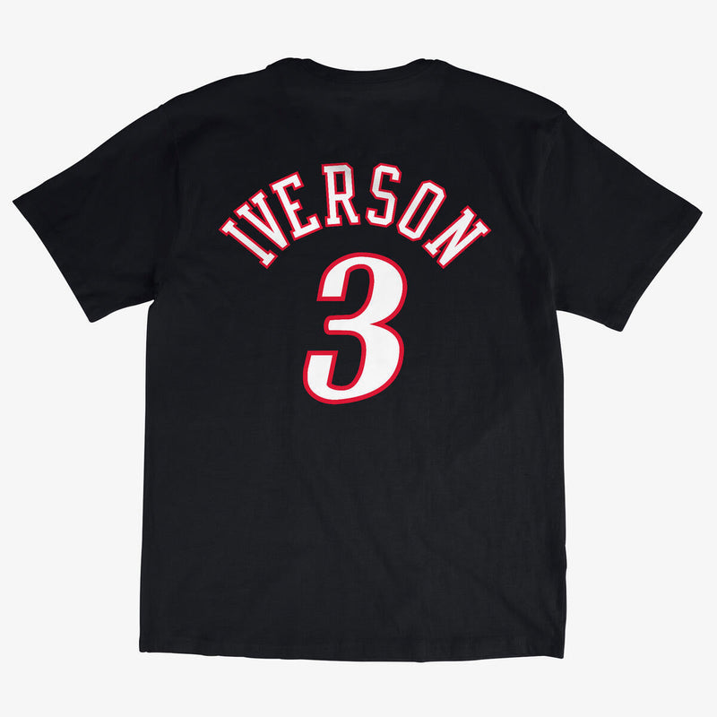 NBA N&N TEE 76ERS 1997 ALLEN IVERSON - Black - Image 2 NBA N&N TEE 76ERS 1997 ALLEN IVERSON - Black - Image 2