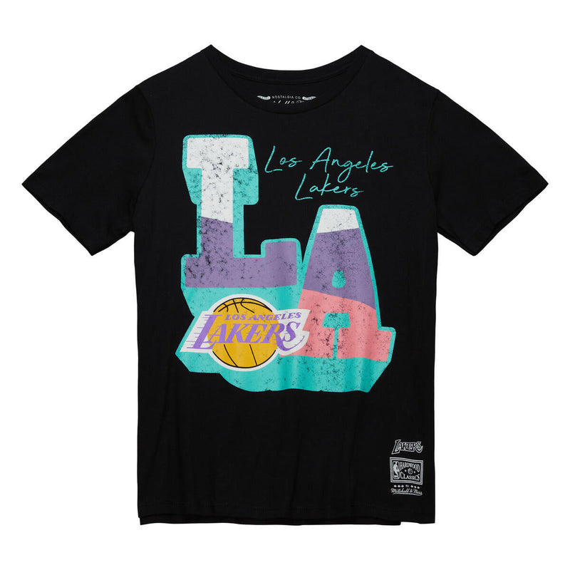 NBA STATESIDE PASTEL WOMEN'S SS TEE LAKERS - Black - Image 1 NBA STATESIDE PASTEL WOMEN'S SS TEE LAKERS - Black - Image 1