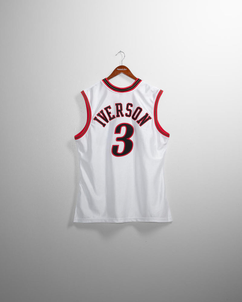 NBA AUTHENTIC JERSEY 76ERS 2001 ALLEN IVERSON - White - Image 5 NBA AUTHENTIC JERSEY 76ERS 2001 ALLEN IVERSON - White - Image 5