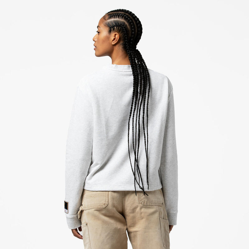 NHL WOMEN'S CROP FLEECE TOGGLE CREW FLYERS - Image 8 NHL WOMEN'S CROP FLEECE TOGGLE CREW FLYERS - Image 8