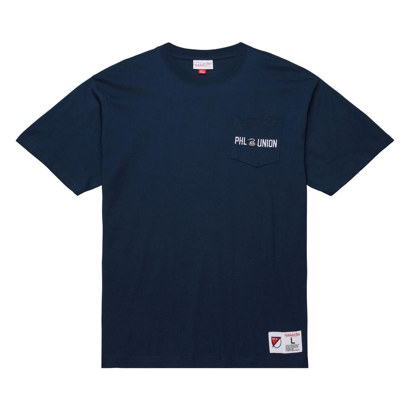 MLS DOUBLE HIT SS POCKET TEE CURRENT LOGO UNION - Image 1 MLS DOUBLE HIT SS POCKET TEE CURRENT LOGO UNION - Image 1