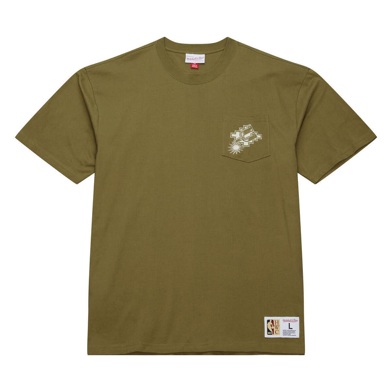 NBA MH PREMIUM SS POCKET TEE SAN ANTONIO SPURS - Image 1 NBA MH PREMIUM SS POCKET TEE SAN ANTONIO SPURS - Image 1