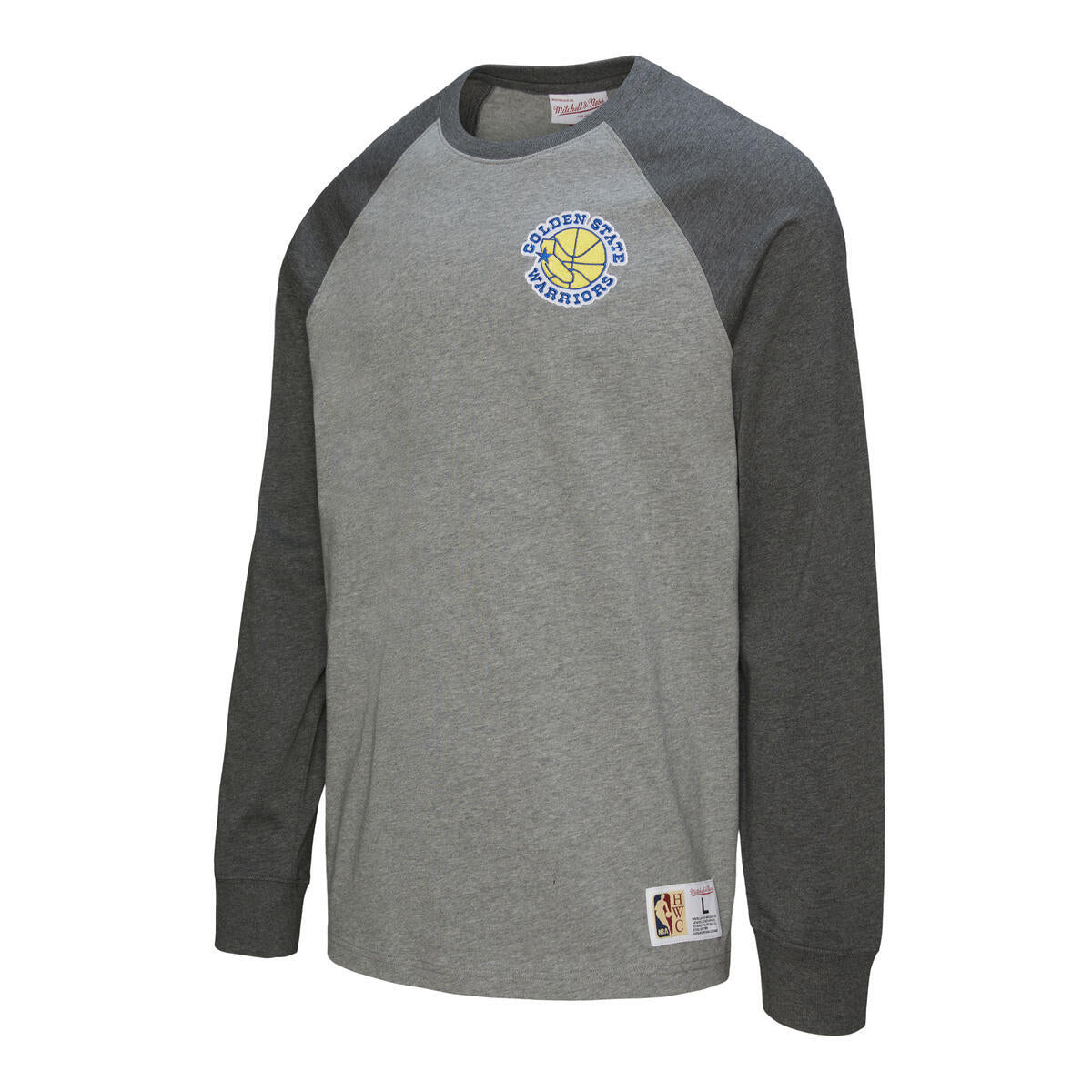 NBA LEGACY COLLECTION PREMIUM LS TEE GOLDEN STATE WARRIORS - Grey Heather - Image 6