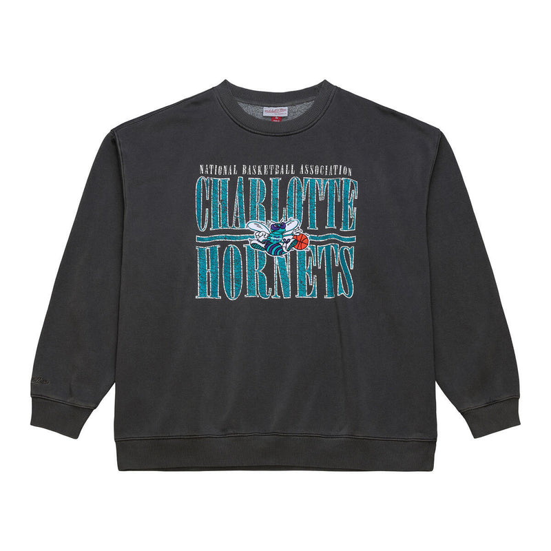 NBA DOWNTOWN COLLECTION FLEECE CREW CHARLOTTE HORNETS - Image 1 NBA DOWNTOWN COLLECTION FLEECE CREW CHARLOTTE HORNETS - Image 1