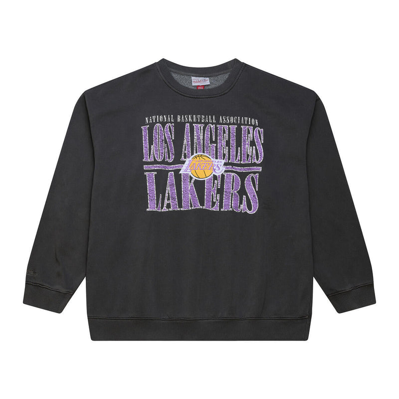 NBA DOWNTOWN COLLECTION FLEECE CREW LOS ANGELES LAKERS - Image 1 NBA DOWNTOWN COLLECTION FLEECE CREW LOS ANGELES LAKERS - Image 1