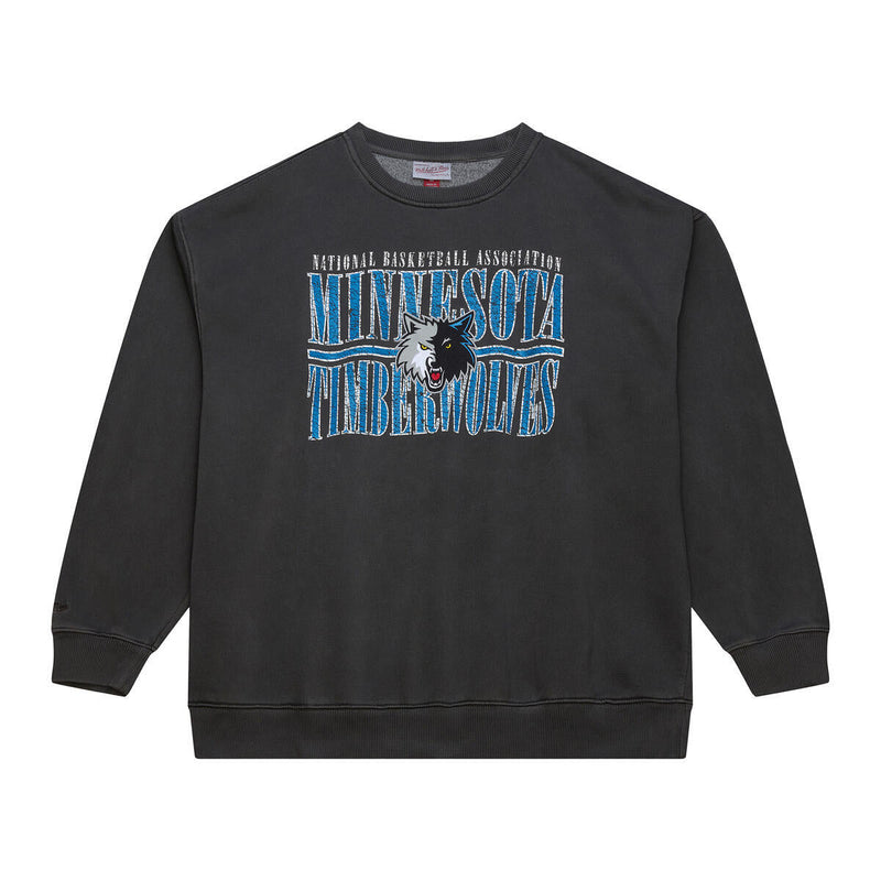 NBA DOWNTOWN COLLECTION FLEECE CREW MINNESOTA TIMBERWOLVES - Image 1 NBA DOWNTOWN COLLECTION FLEECE CREW MINNESOTA TIMBERWOLVES - Image 1