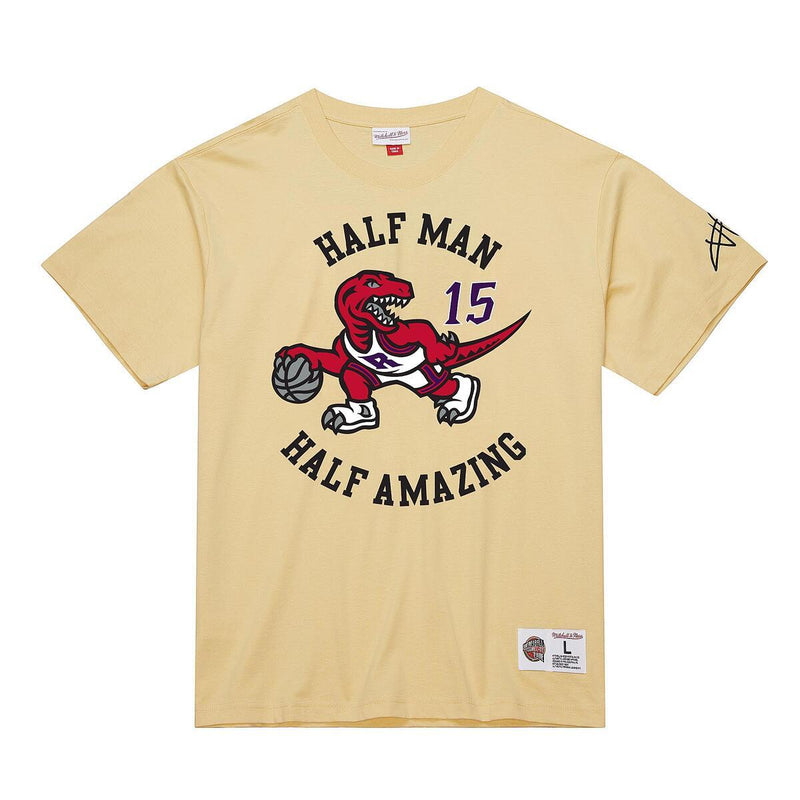 NBA 2024 HOF PREMIUM SS TEE MULTI VINCE CARTER Cream FC11397-MLTCREA - Image 1 NBA 2024 HOF PREMIUM SS TEE MULTI VINCE CARTER Cream FC11397-MLTCREA - Image 1