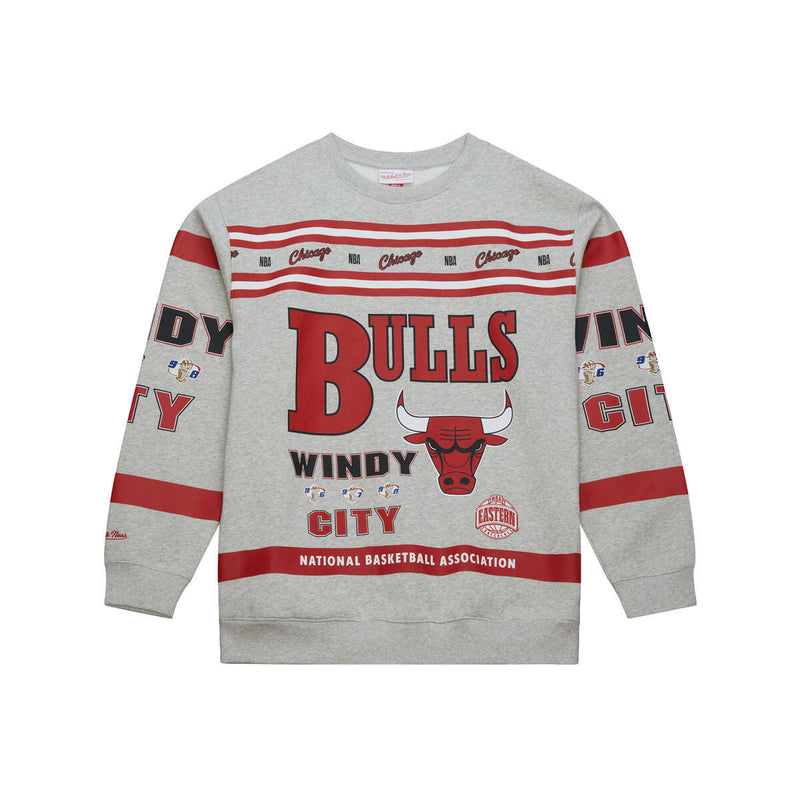 NBA AOP FLEECE CREW CHICAGO BULLS - Image 1 NBA AOP FLEECE CREW CHICAGO BULLS - Image 1