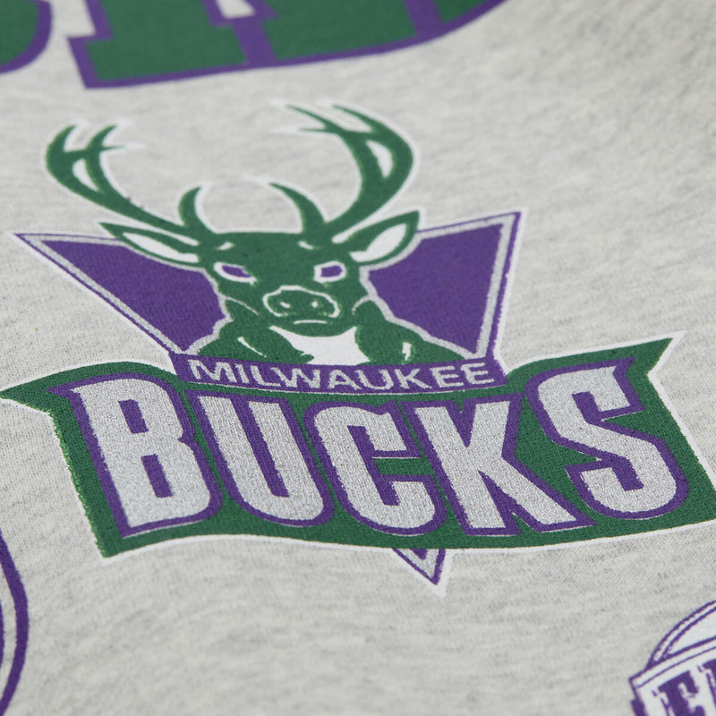 NBA AOP FLEECE CREW MILWAUKEE BUCKS - Image 3 NBA AOP FLEECE CREW MILWAUKEE BUCKS - Image 3