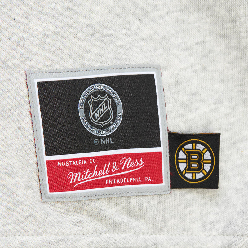 NHL STATESIDE PASTEL WOMEN'S LOGO LIGHTWEIGHT CREW BRUINS - Grey Heather - Image 6 NHL STATESIDE PASTEL WOMEN'S LOGO LIGHTWEIGHT CREW BRUINS - Grey Heather - Image 6