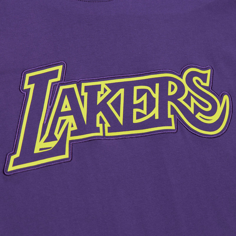 NBA NEON NIGHTS SS PREMIUM TEE LAKERS Purple FC7944-LALPURP - Image 3 NBA NEON NIGHTS SS PREMIUM TEE LAKERS Purple FC7944-LALPURP - Image 3
